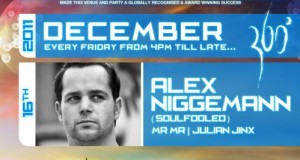 [New Mix] Alex Niggemann Live December 16th, 2011 (Audio Tonic @ 360, Dubai)